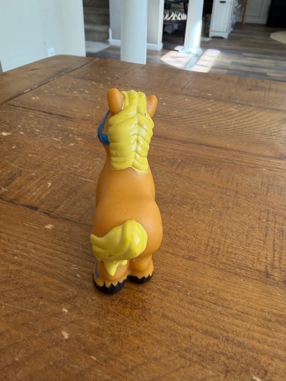 Fisher Price Little People tan horse As Is